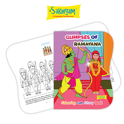 Glimpses of Ramayan Colouring cum Story Books