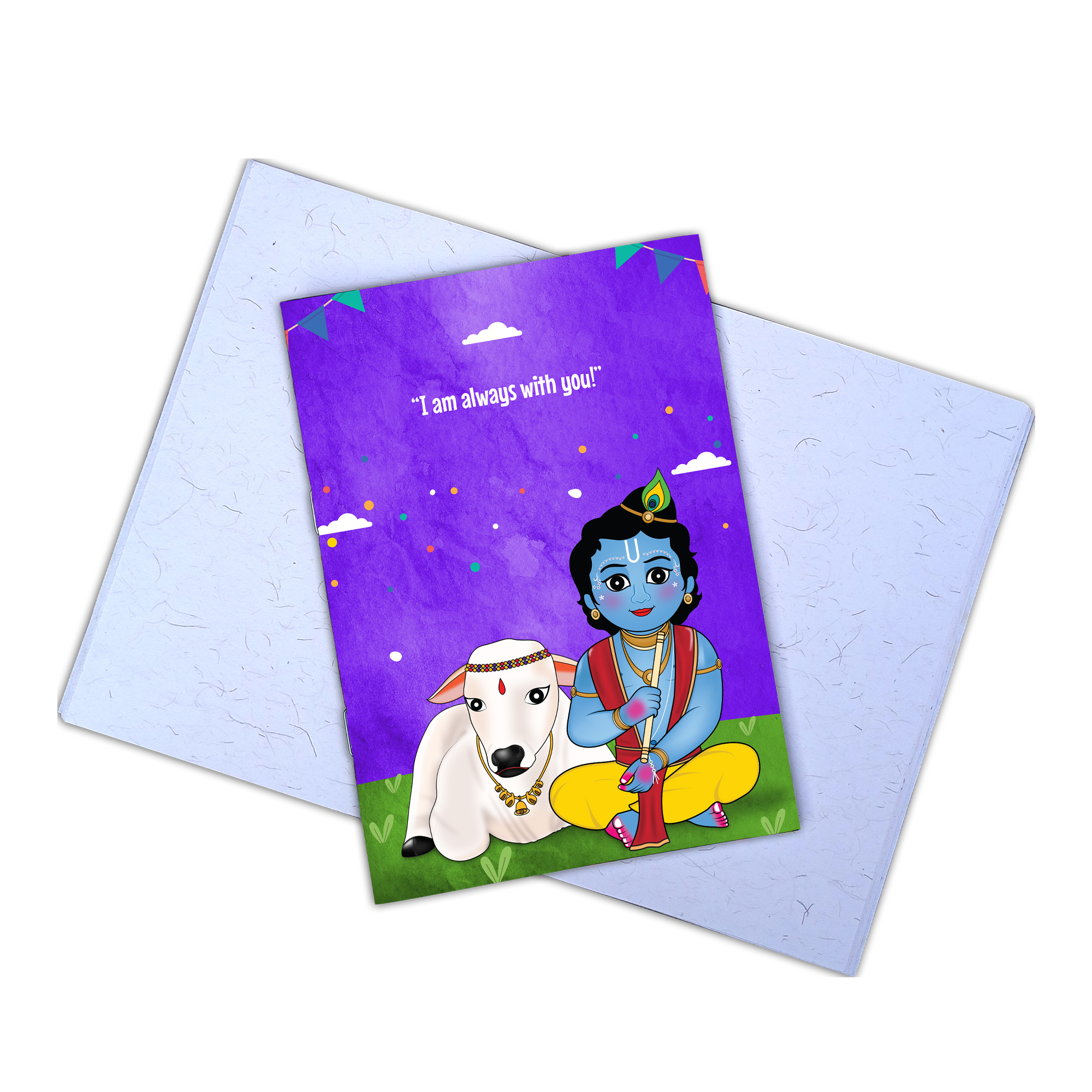 Sakhyam Plantable Notepad -Gopal (40 writable pages) Sakhyam Plantable Notepad -Gopal (40 writable pages)