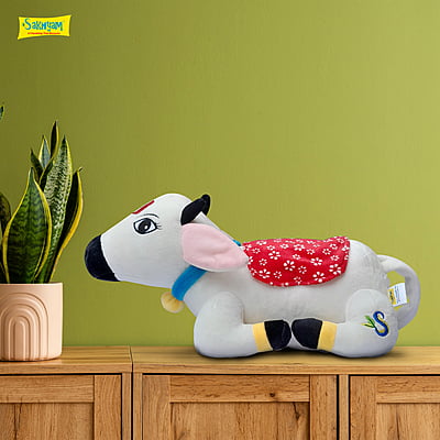 Surabhi Cows Soft Dolls [With Pocket]