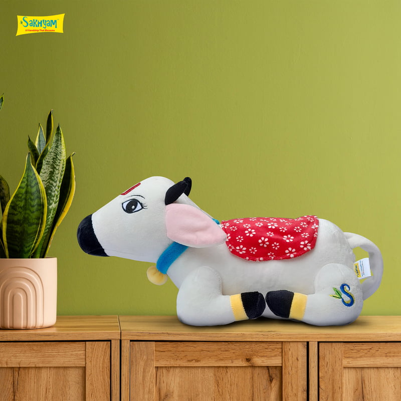 Surabhi Cows Soft Dolls [With Pocket]