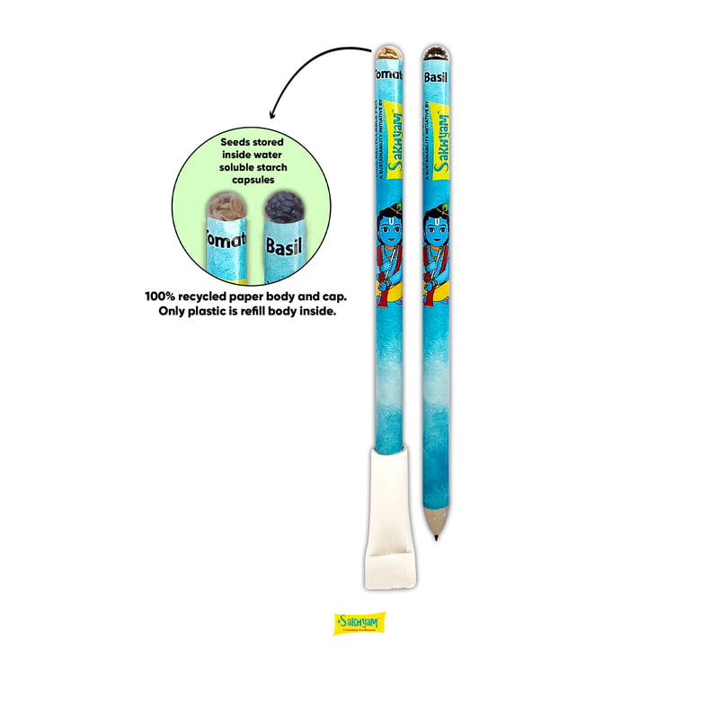 Sakhyam Gopal Plantable Pen Combo (Pack of 2 Pens) Sakhyam Gopal Plantable Pen Combo (Pack of 2 Pens)