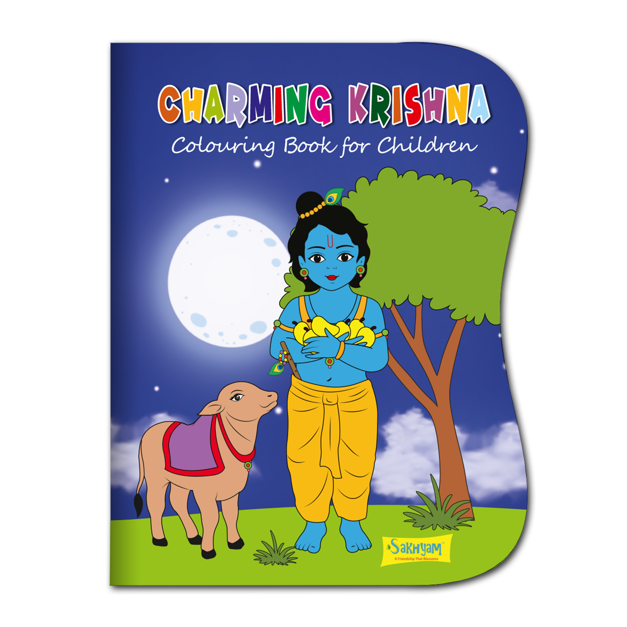 Charming Krishna Colouring Book