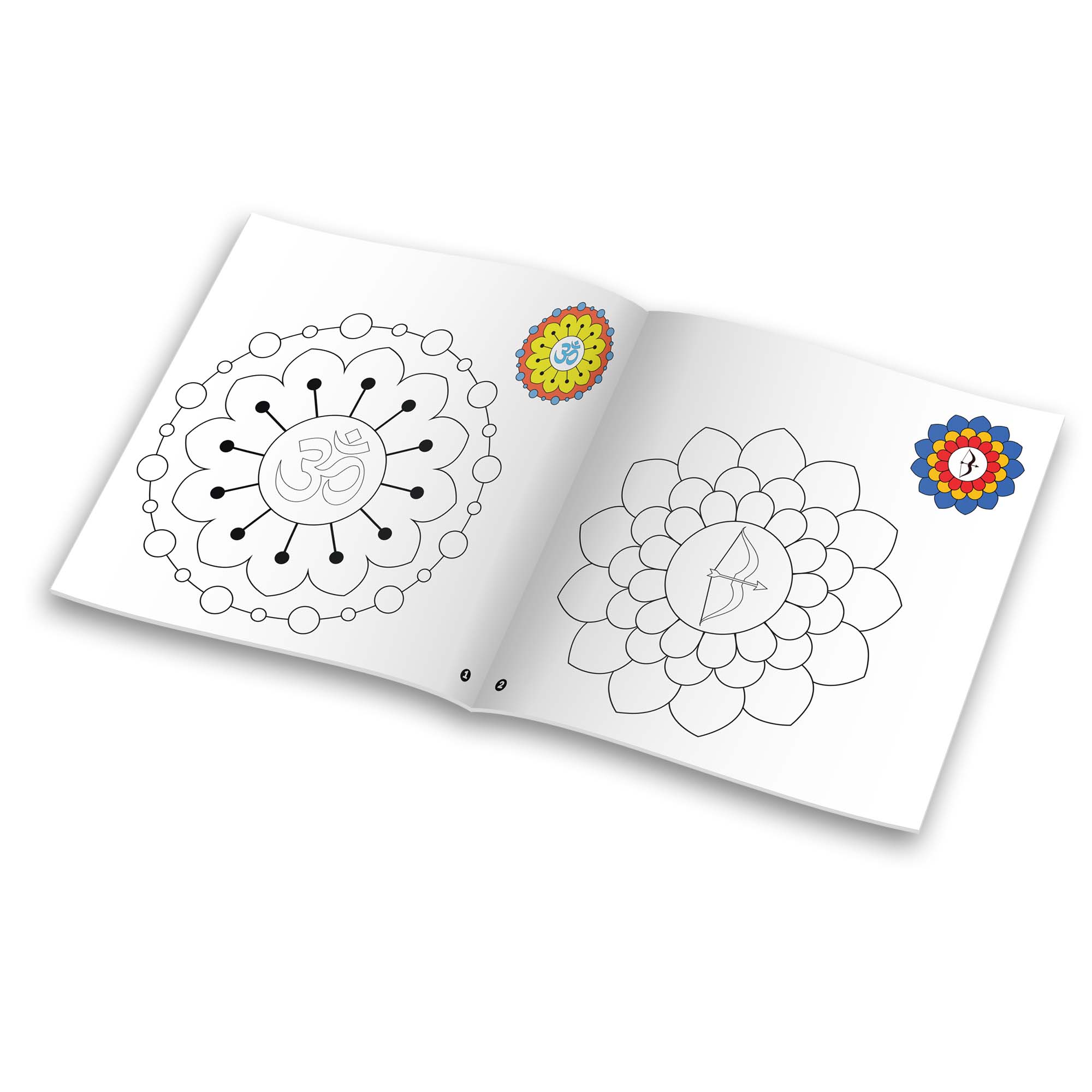 Mandala(Level 1 & Level) 2 Art Copy Colouring Book Mandala(Level 1 & Level) 2 Art Copy Colouring Book