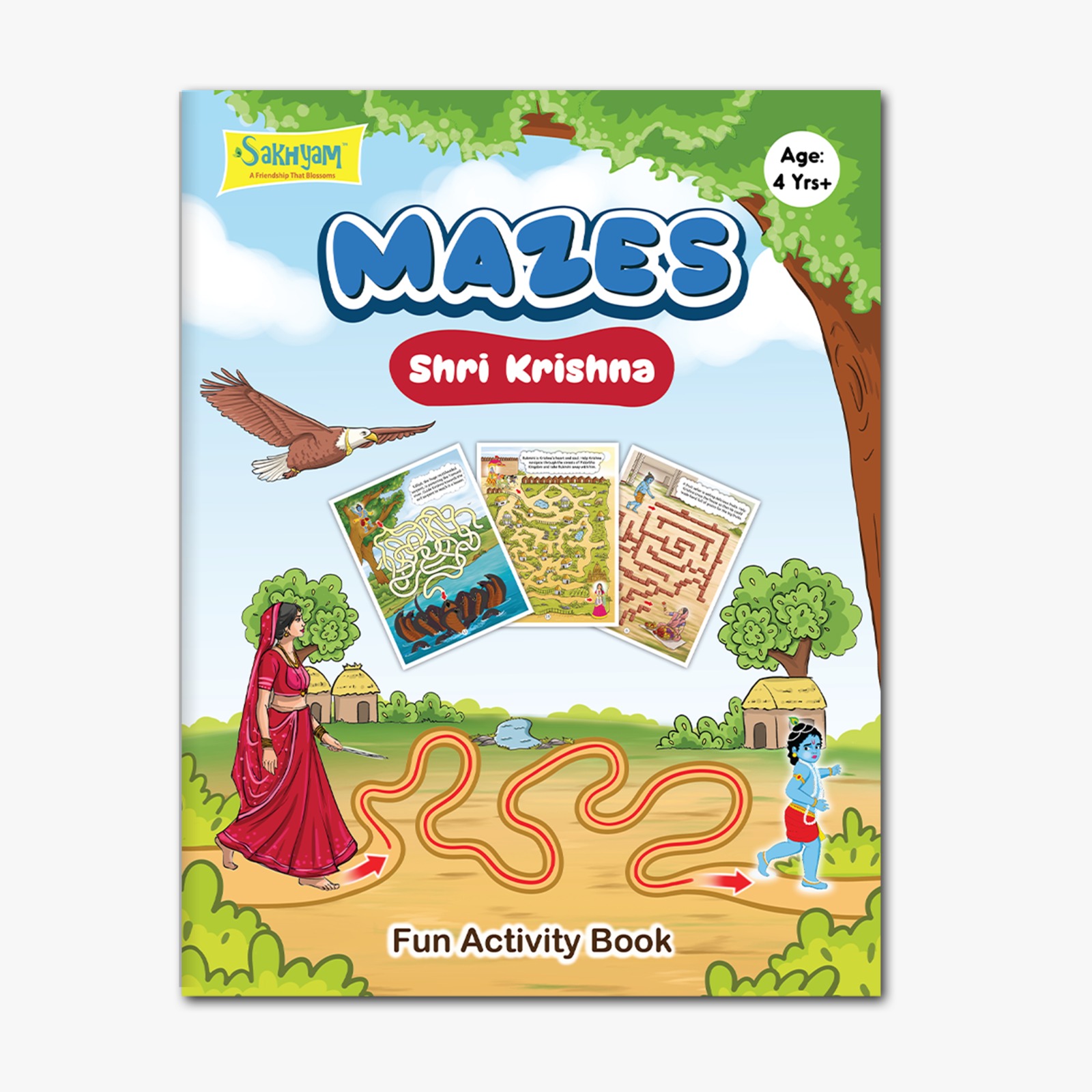 Mazes - Shri Krishna, Activity Book [Pages: 32] [NEW]