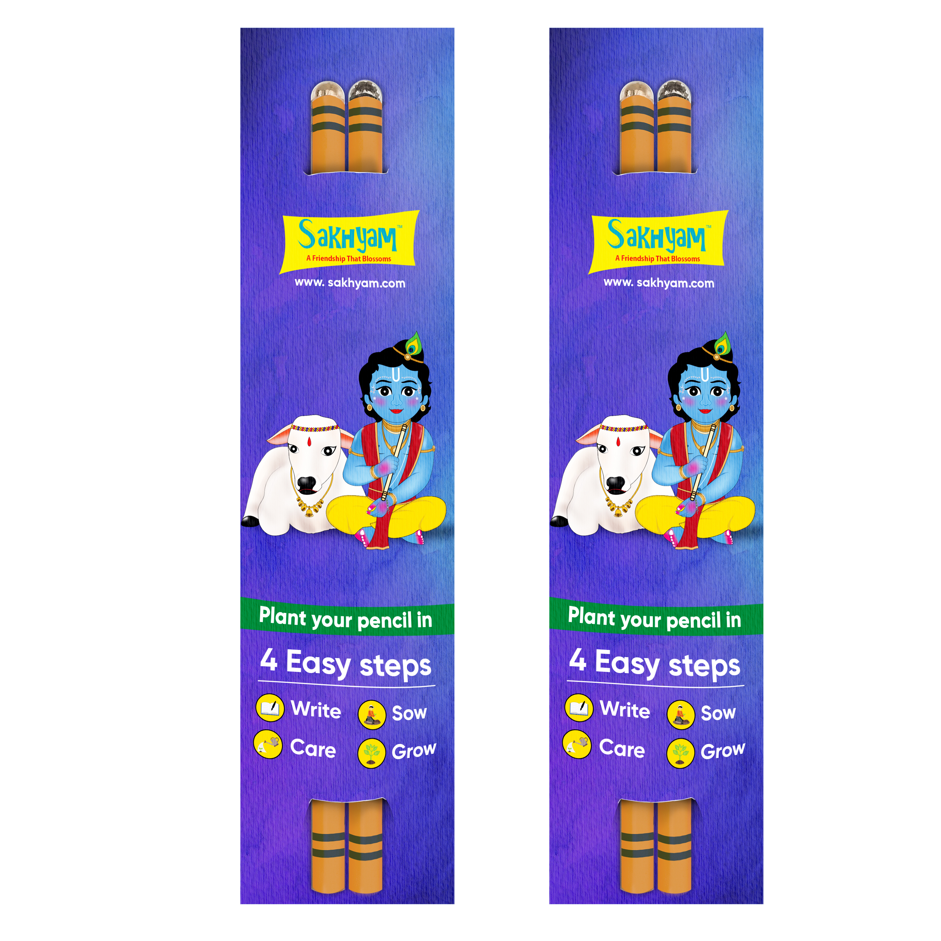 Flute Plantable Pencil - 2 Combos (2 Pencils per Combo)