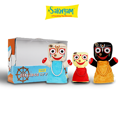 Siblings of Puri Dham Soft Dolls (Jagannath Baladeva Subhadra)