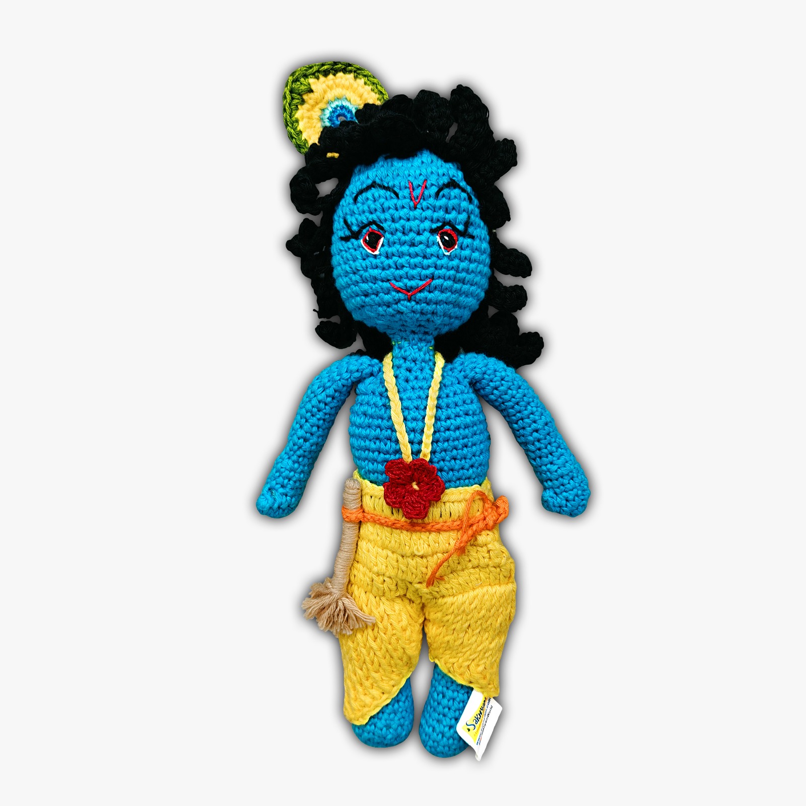 Crochet Krishna Dolls [Height - 7 inches] [Handmade - Cotton thread]